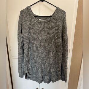 Sonoma 1x Gray Knit Sweater NWOT